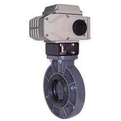 電動(dòng)UPVC塑料蝶閥、UPVC電動(dòng)塑料蝶閥