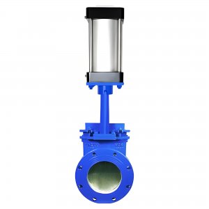 氣動刀閘閥PZ673Y-16C，DN250（介質(zhì)灰渣混合